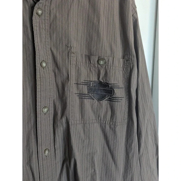 Harley Davidson button down shirt XL - Picture 2 of 4